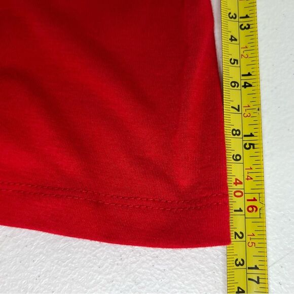 Kim Rogers Red Cowl Neck 3/4 Sleeve T Shirt Women Small Stretch Layering Soft - Picture 9 of 11
